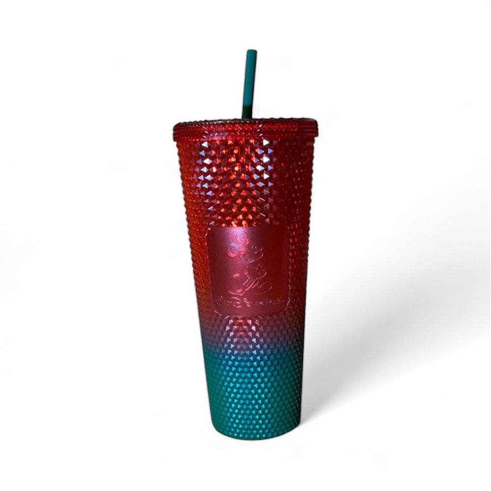 NEW Walt Disney World Starbucks Christmas Tumbler 24oz